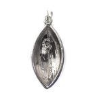 Image 3 of Silver rugby ball charm