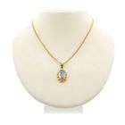 Image 3 of Vintage gold pendant with topaz