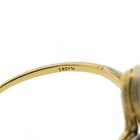 Image 7 of 18Kt. Bicolor ring with rose-cut diamonds; Art Deco | Approx. 0.15 ct.