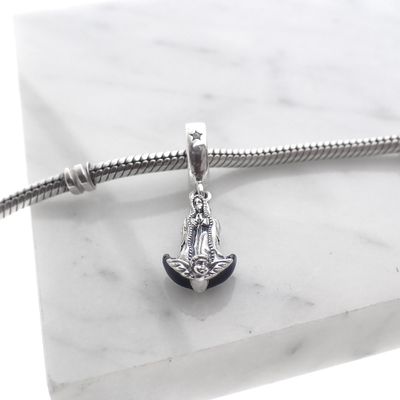 Image 2 of Pandora charm pendant; Silver; Fantasy