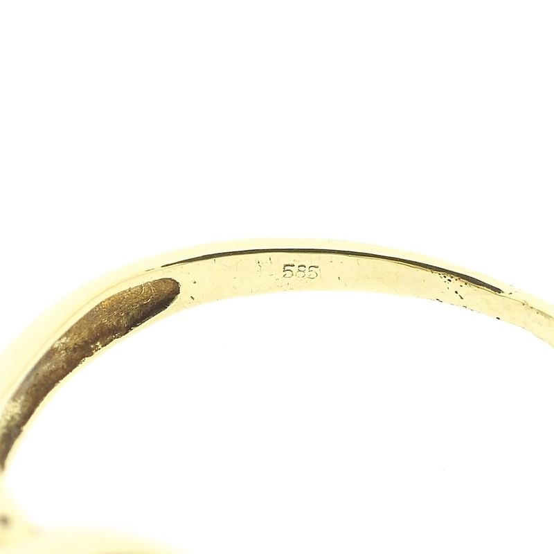 Image 6 of Gold ring with zirconia