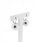 Image 3 of Silver earrings with balls