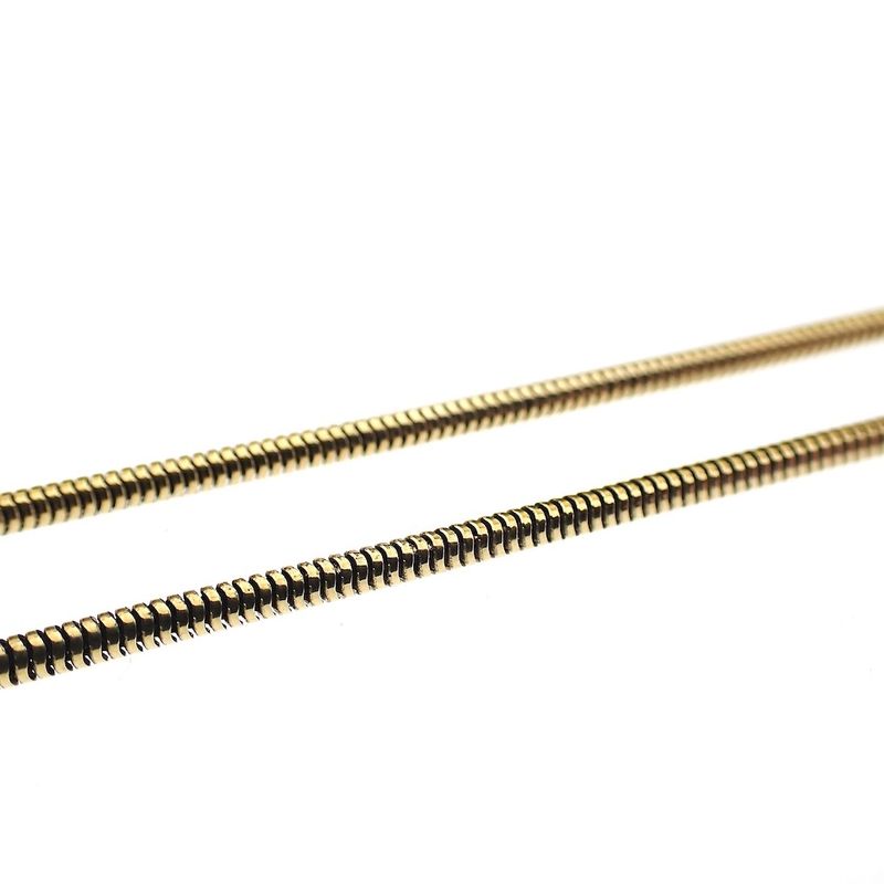 Image 6 of 18 carat snake link chain | 50 cm