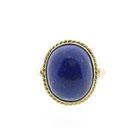 Image 3 of Vintage gold ring with Lapis Lazuli