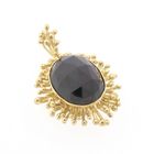 Image 3 of Vintage gold pendant with garnet