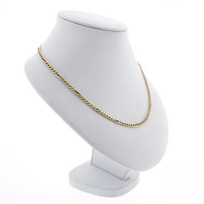 Image 2 of Two-tone gold gourmet/fantasy link chain