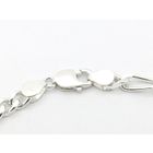 Image 4 of Silver Figaro link bracelet; Men | 21 cm