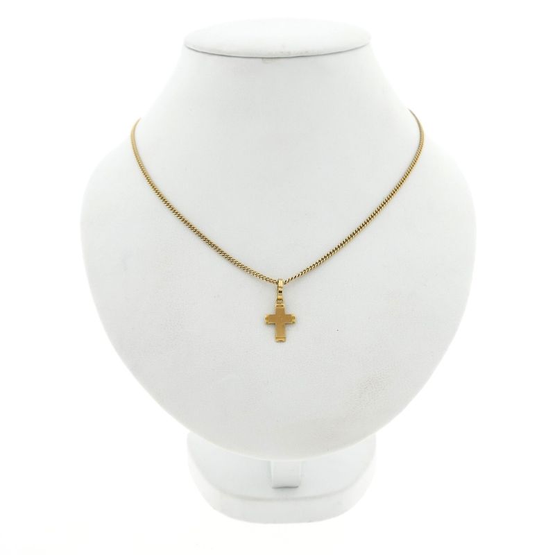 Image 3 of Gold pendant of a cross