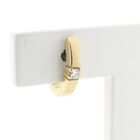 Image 4 of Gold stud earrings with diamond 0.06 ct.