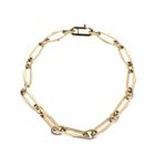 Image 1 of Gold closed for ever bracelet | 19 cm