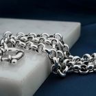 Image 2 of Silver jasseron link chain