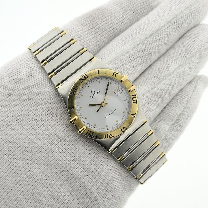 Image 5 of Omega Constellation 14102000; Gold/steel unisex watch