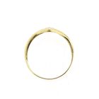 Image 5 of Gold V-Shaped Ring with Diamond; 0.005 ct.