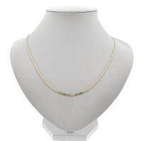 Gold Cardano link necklace | 51 cm