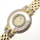 Image 5 of Chopard Happy Diamonds; Gouden dameshorloge met diamanten