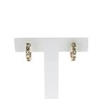 Image 6 of 9 crt. stud earrings with pink and clear sapphires