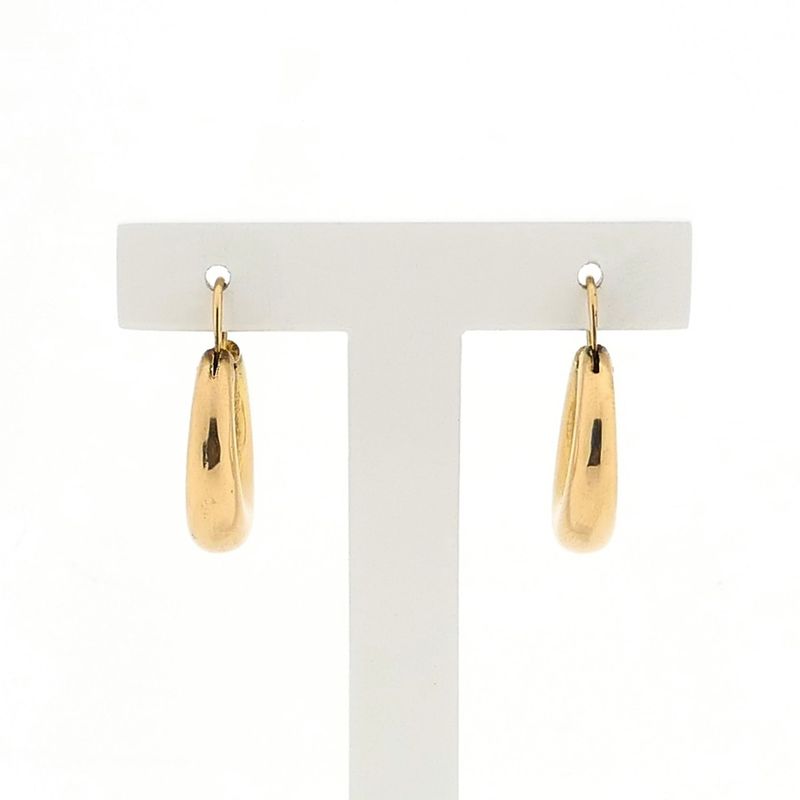 Image 4 of Gold Hoop Earrings Ø 18.9
