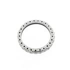 Image 3 of White gold alliance ring with diamonds; 0.50 ct.