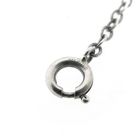 Image 6 of Silver anchor link necklace with fixed pendant | 42 cm