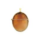 Image 3 of Antique gold brooch/pendant with cameo