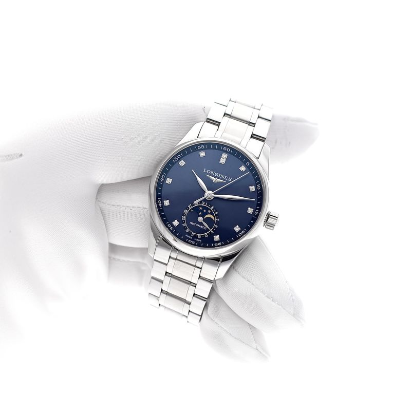 Image 7 of Longines Master Collection 'Moonphase' L2.409.4.97; Automatic ladies watch