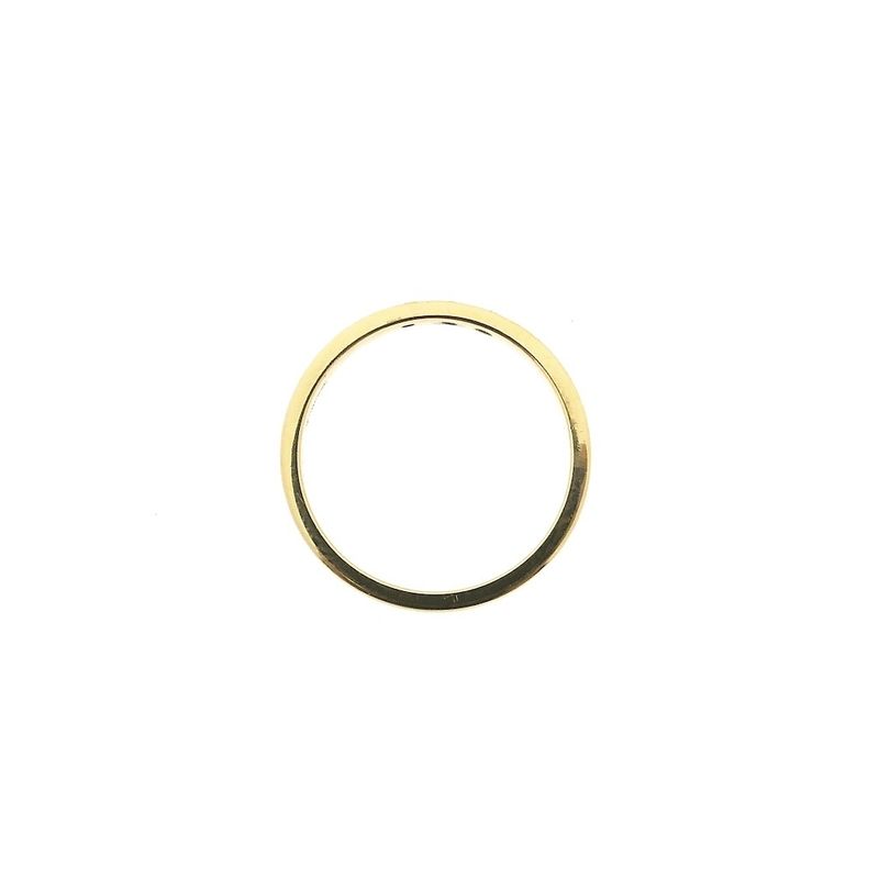 Image 8 of Gold ring with diamond; 0.06 ct. | Jeunesse