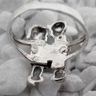 Image 4 of Silver ring with movable figures