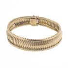 Image 1 of Vintage wide gold bracelet