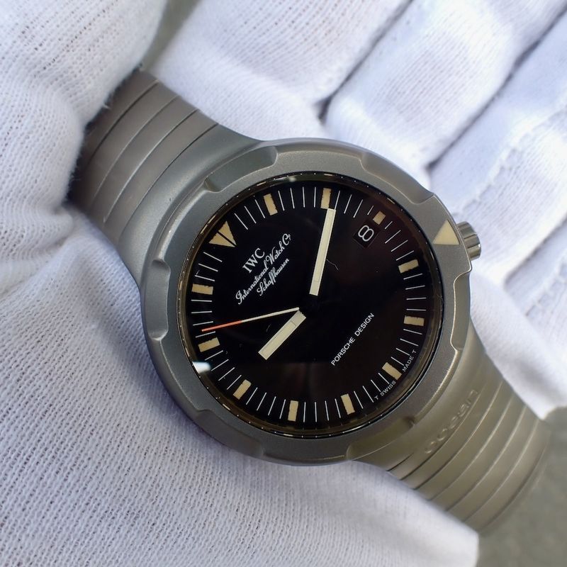 Image 8 of IWC Porsche Design Ocean 2000 'Kampfschwimmer'; Titanium diving watch