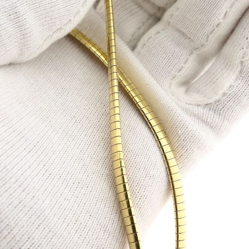 Afbeelding 9 van Gouden omega schakelcollier 
