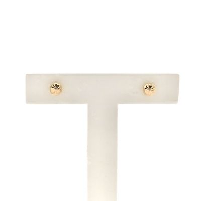 Image 1 of Two-tone gold stud earrings