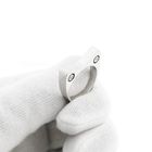 Image 9 of White Gold Cat Ears Ring with Diamonds; 0.08 ct.