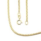 Image 1 of Gold flat fantasy chain | 60 cm