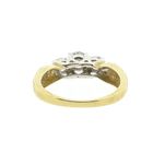 Image 4 of Gold (engagement) ring with diamond 0.88 ct.