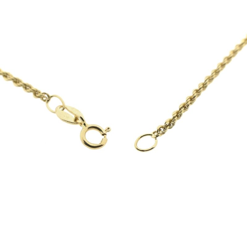 Image 5 of Gold twisted link chain | 45.5 cm