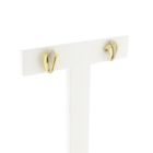 Image 3 of Two-tone gold stud earrings