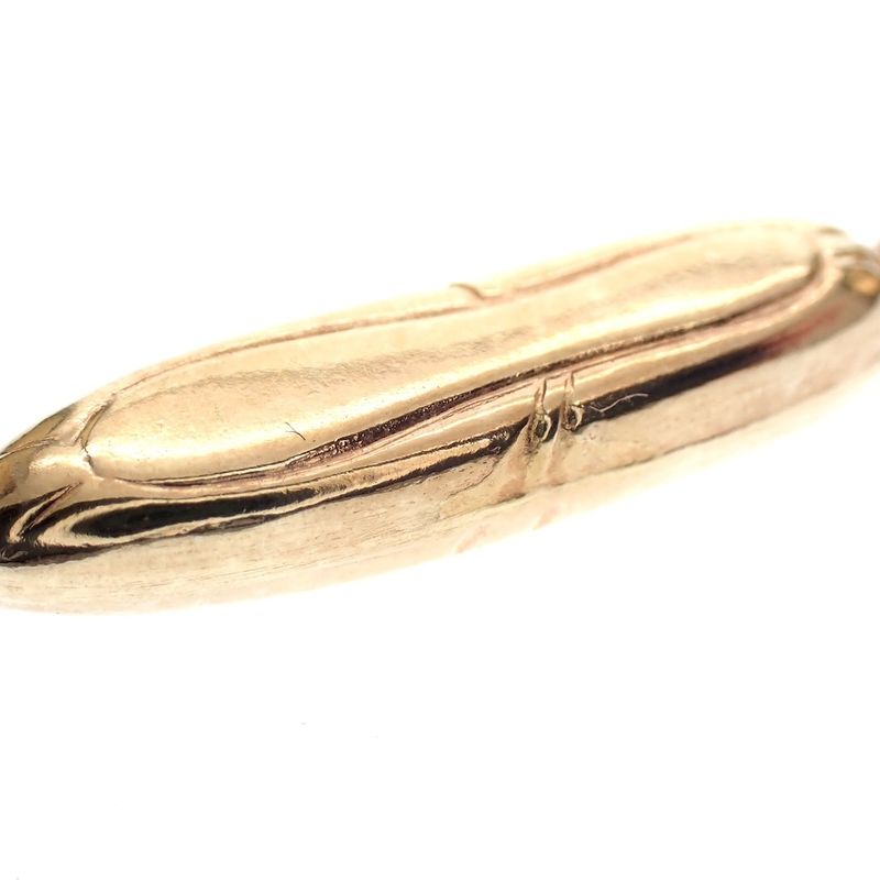 Image 3 of 18K Gold Ballerina Shoe Pendant | Vintage