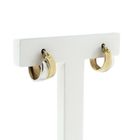 Image 5 of Two-tone gold earrings | Ø 12 mm