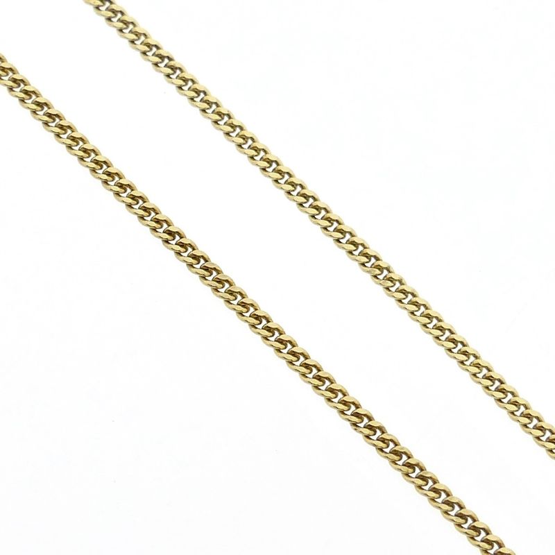 Image 3 of Gold thin gourmet link chain