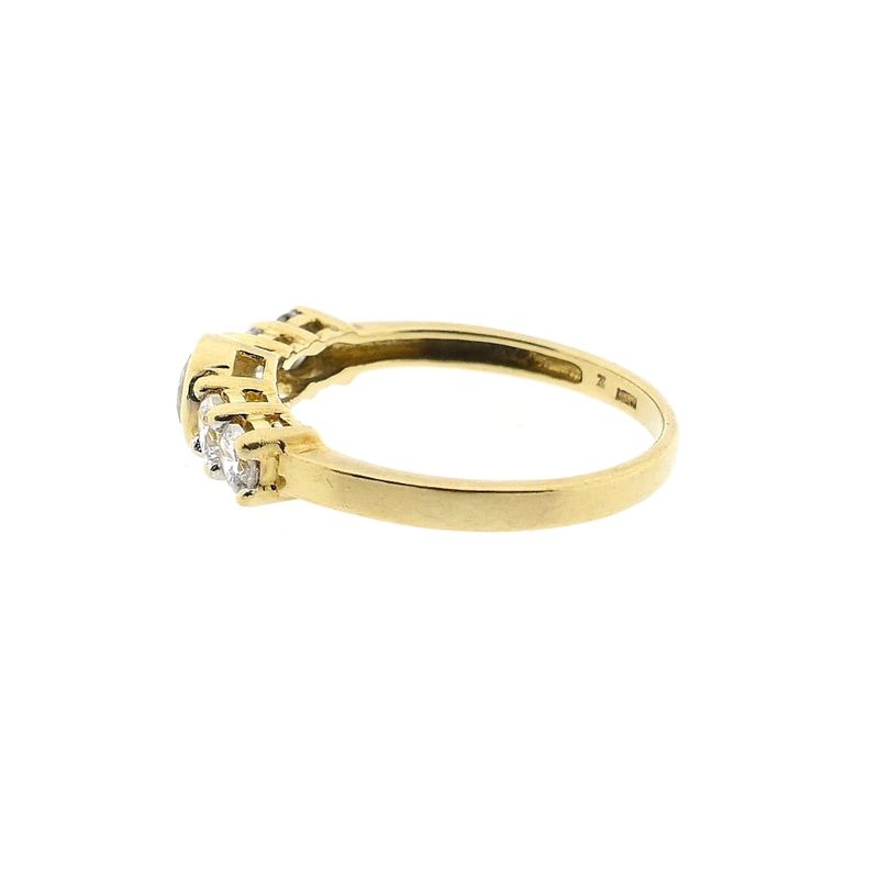 Afbeelding 8 van Gouden rijring met zirconia
