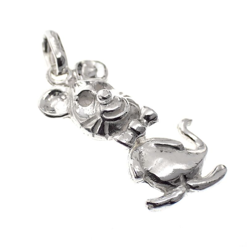 Image 2 of Silver pendant; Rabbit