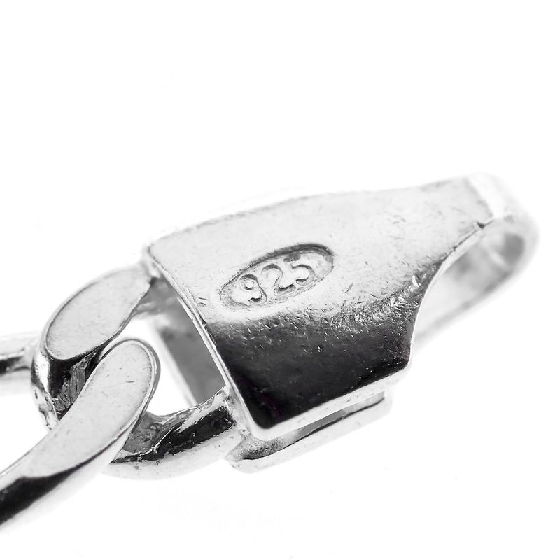 Image 10 of Silver long figaro link necklace | 80 cm