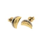 Image 5 of Two-tone gold stud earrings