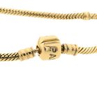 Image 5 of Gold Pandora bracelet; Snake Chain | 21 cm