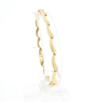 Image 1 of Gold fantasy link bracelet