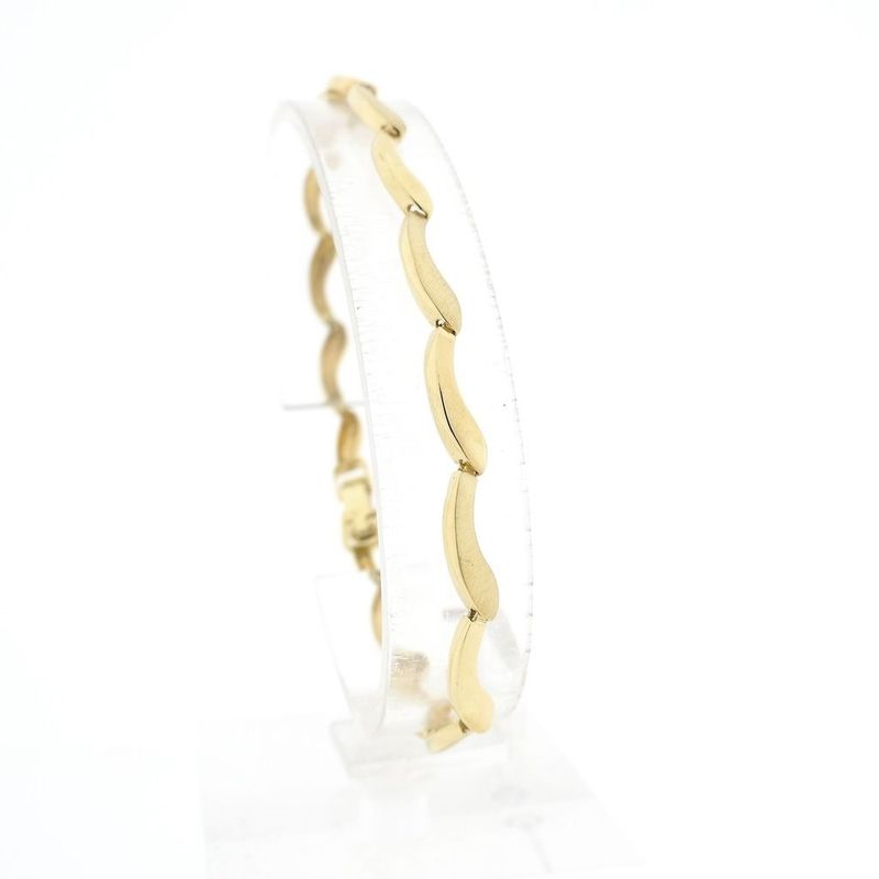 Image 1 of Gold fantasy link bracelet