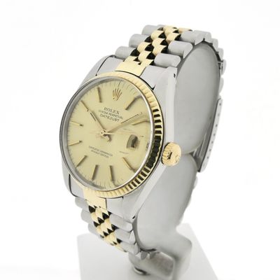 Rolex Datejust 36mm 16013; Vintage 18k gold/steel watch Image 2 of Rolex Datejust 36mm 16013; Vintage 18k gold/steel watch