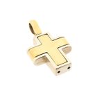 Image 4 of Bicolor Gold Cross Pendant