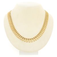 Gold Cleopatra necklace