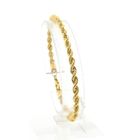 Image 1 of Golden Twisted Link Bracelet